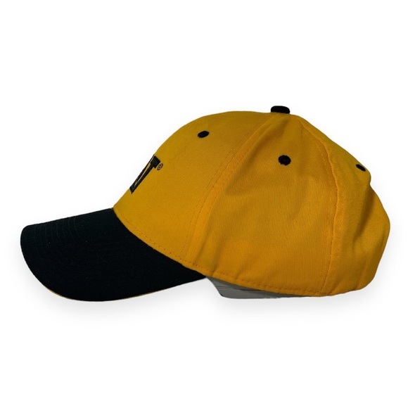 Caterpillar Yellow Black Hat CAT‎ Construction Equipment Adjustable Embroidered - Picture 4 of 8
